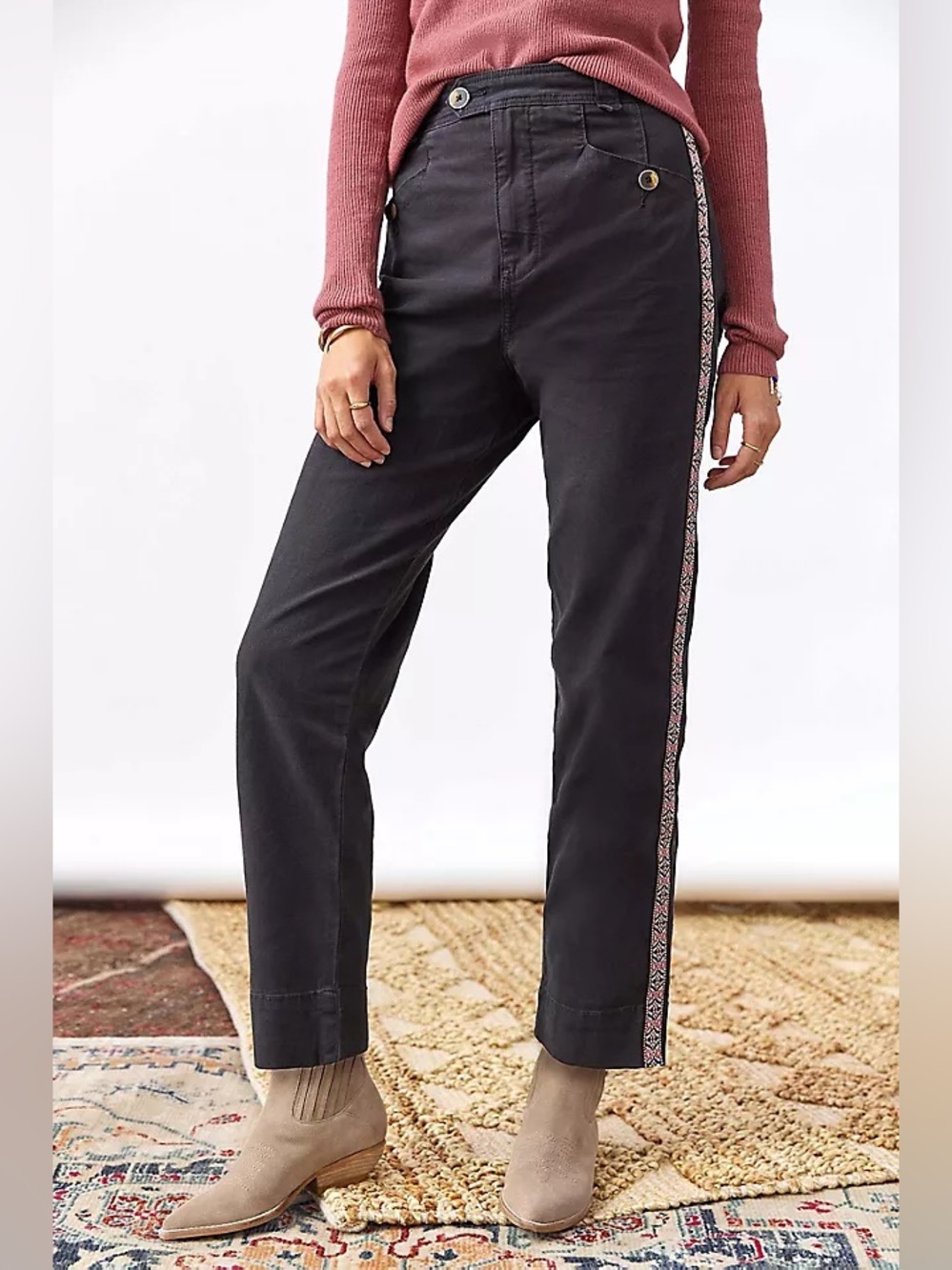 Anthropologie Slim Tapered Pants